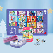 Disney 15 Classic Character Iron Box Puzzle Sets