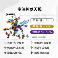 LEGO乐高 幻影忍者系列 71836 专注神龙天弧