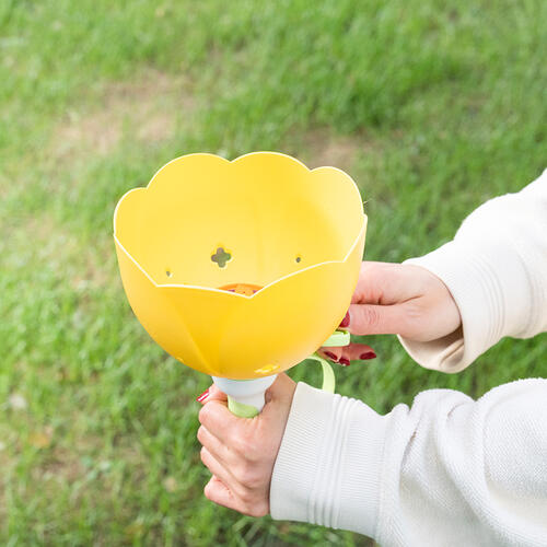 Playpop培玩宝 花飞碟舞拉线飞碟-黄（邮购盒）