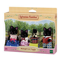 Sylvanian Families Midnight Cat Family 