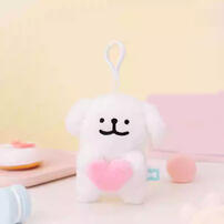 Line Dog White Love Pendant（Line Dog） 