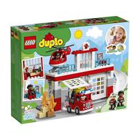 LEGO乐高 得宝系列 10970 消防局与消防直升机
