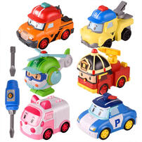 Robocar Poli Diy Disassembly Car Series - Assorted