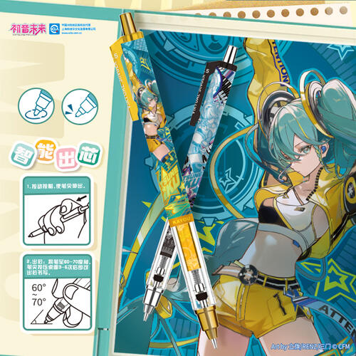 Hatsune Miku-Pencil Onomatopoeia - Assorted