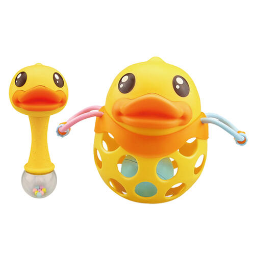 B.Duck小黄鸭 趣味摇铃套装