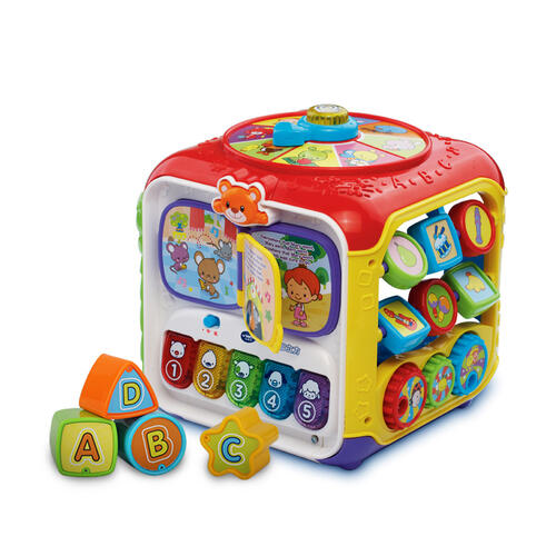 Vtech Baby Sort & Discover Activity Cube - De Assorted