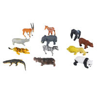 Recur 12 Pieces Wild Animal Set In Tub