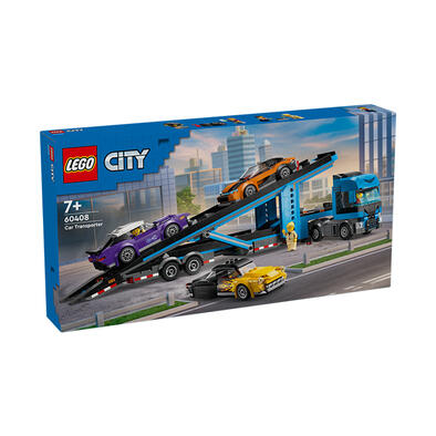 LEGO乐高 城市组 60408 跑车运输车