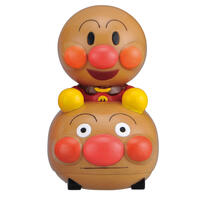 面包超人捏捏发声软胶公仔-面包超人号