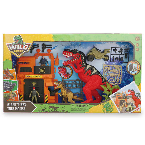 Wild Quest Dino Base Breakout Playset - Assorted