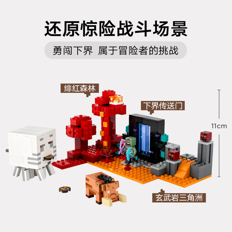 Lego the nether portal clearance