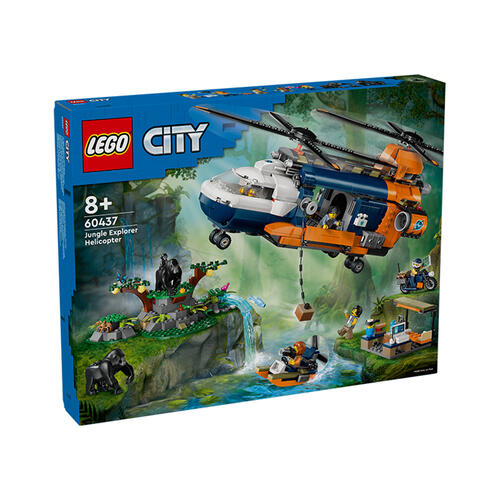 LEGO City Jungle Explorer Helicopter at Base Camp 60437