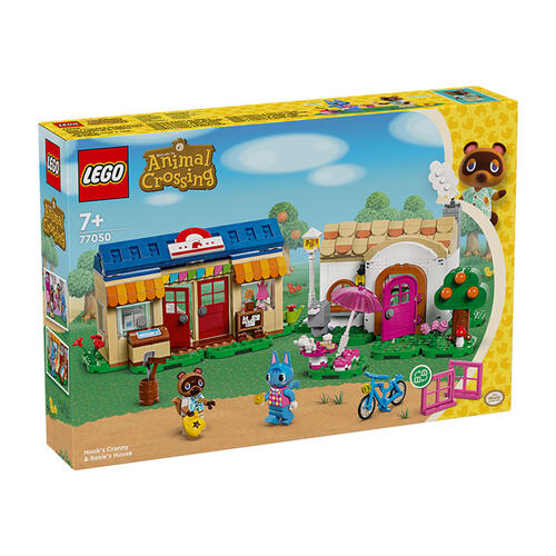 LEGO乐高 动物森友会 77050 Nook 商店与彭花的家