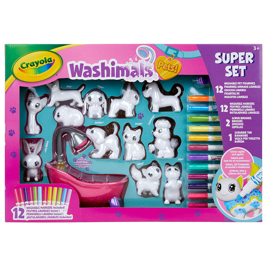 Crayola Washimal Pets Super Set Toys R Us China Official Website