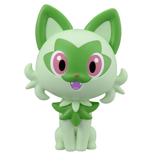 万代 宝可梦拼装模型 快快拼 18新叶喵