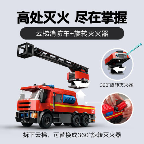 LEGO City 60414 Fire Station With Fire Truck