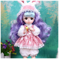 德必胜冰儿系列30CM粉色绵绵