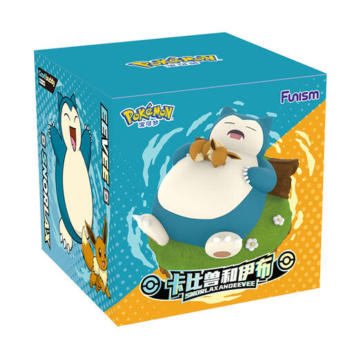 玩乐主义 宝可梦卡比兽和伊布款手办