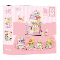 Sembo Block森宝积木 Lulu猪-甜品店