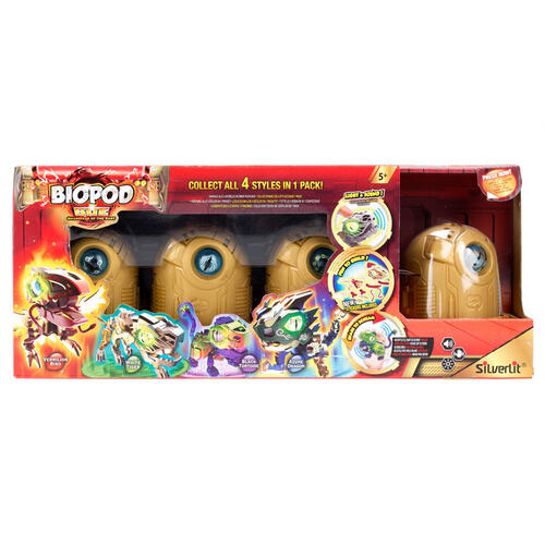 Biopod魔动兽球之四大神兽 礼盒装