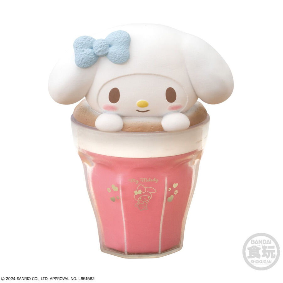 Bandai Sanrio Character Latte Art Locket Sanrio Family - Assorted