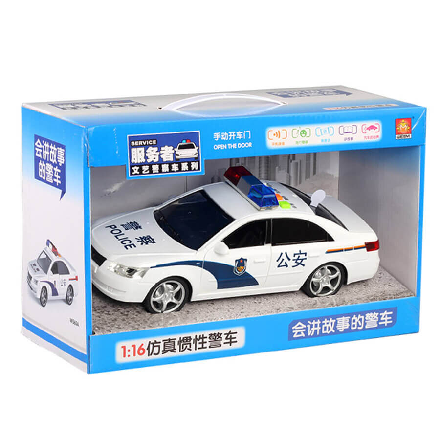 Ling Li Bao 1:16 Inertial Robocar Police Car (With Light