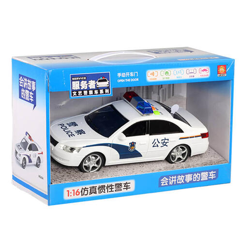 Ling Li Bao伶俐宝 惯性城市小车系列（带灯光音乐） 1个 随机发货