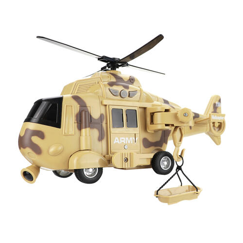 Ling Li Bao 1:16 Friction Military Army Helicopter