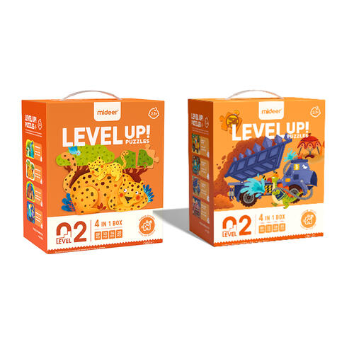 Mideer Puzzle-Level 2-Dino/Baby -Assorted