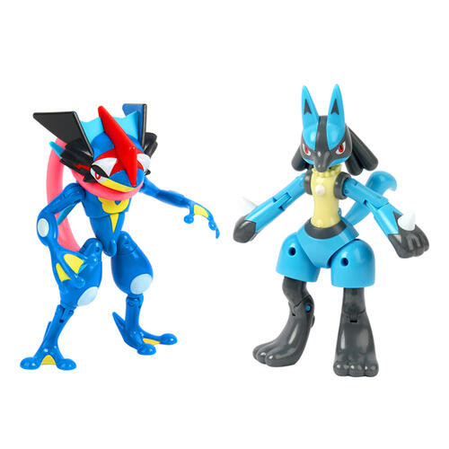 Pokemon 宝可梦路卡利欧 VS 甲贺忍蛙 