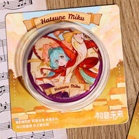 BEMOE 初音未来 未来乐礼系列 马口铁徽章规格 乐之魔女款