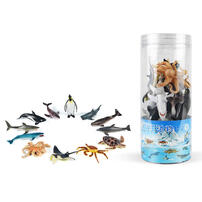 Recur 12Pieces Sea Animal Set In Tub