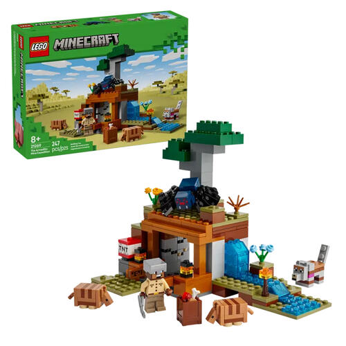 LEGO乐高 我的世界系列 21269 犰狳矿洞探险